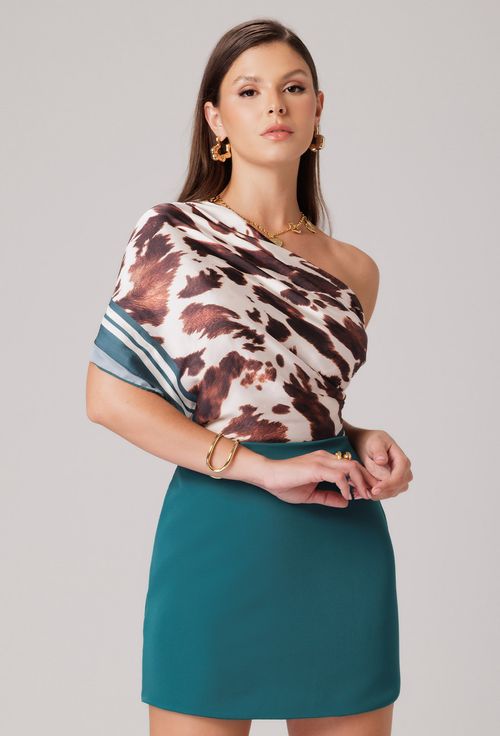 Lenço Estampa Cow